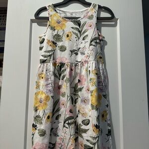 H&M Floral Print Kids Dress - Yellow, Pink, Green